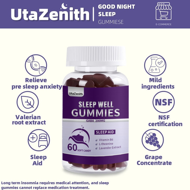 UtaZenith Sleeping Gummies for Deep Sleep & Calm Nights