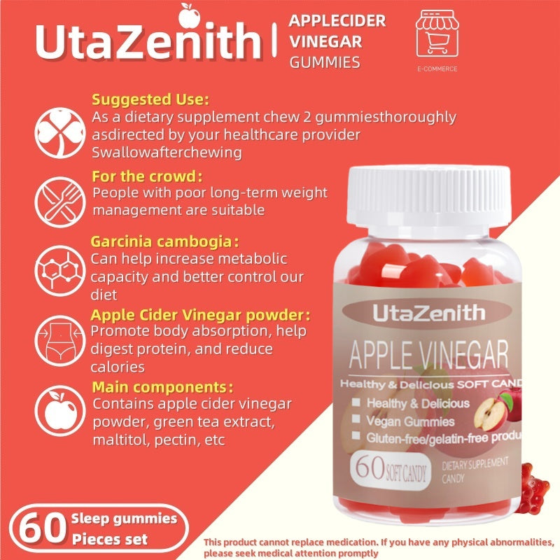 UtaZenith SlimLegs Formula ACV Gummies for Body Toning