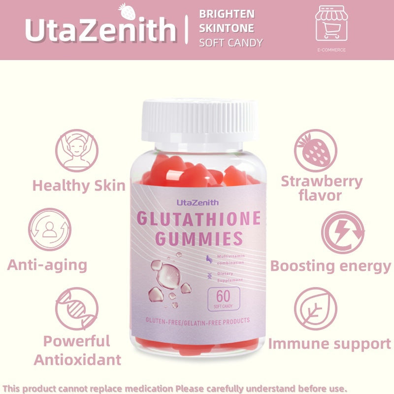 UtaZenith Gummies for Skin Against Pollution, with Glutathione