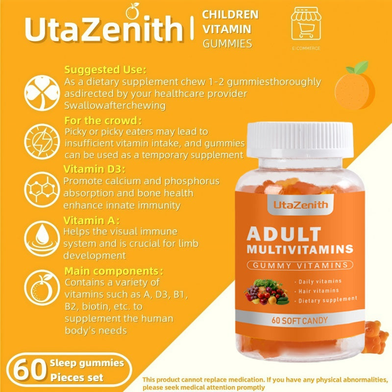 UtaZenith MSM & Vitamin C Gummies for Joint & Skin Health