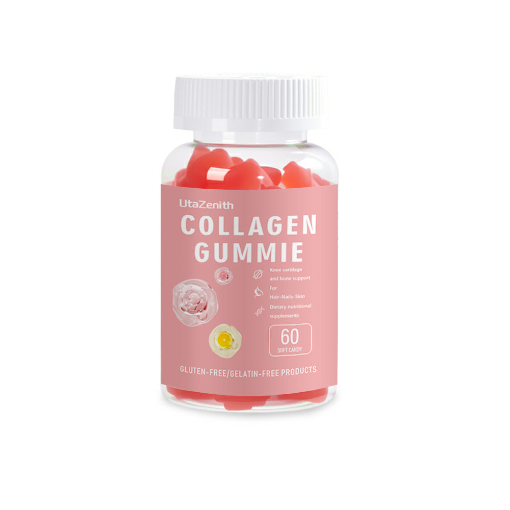 UtaZenith Marine Collagen and Biotin Gummies for Hair and Nails