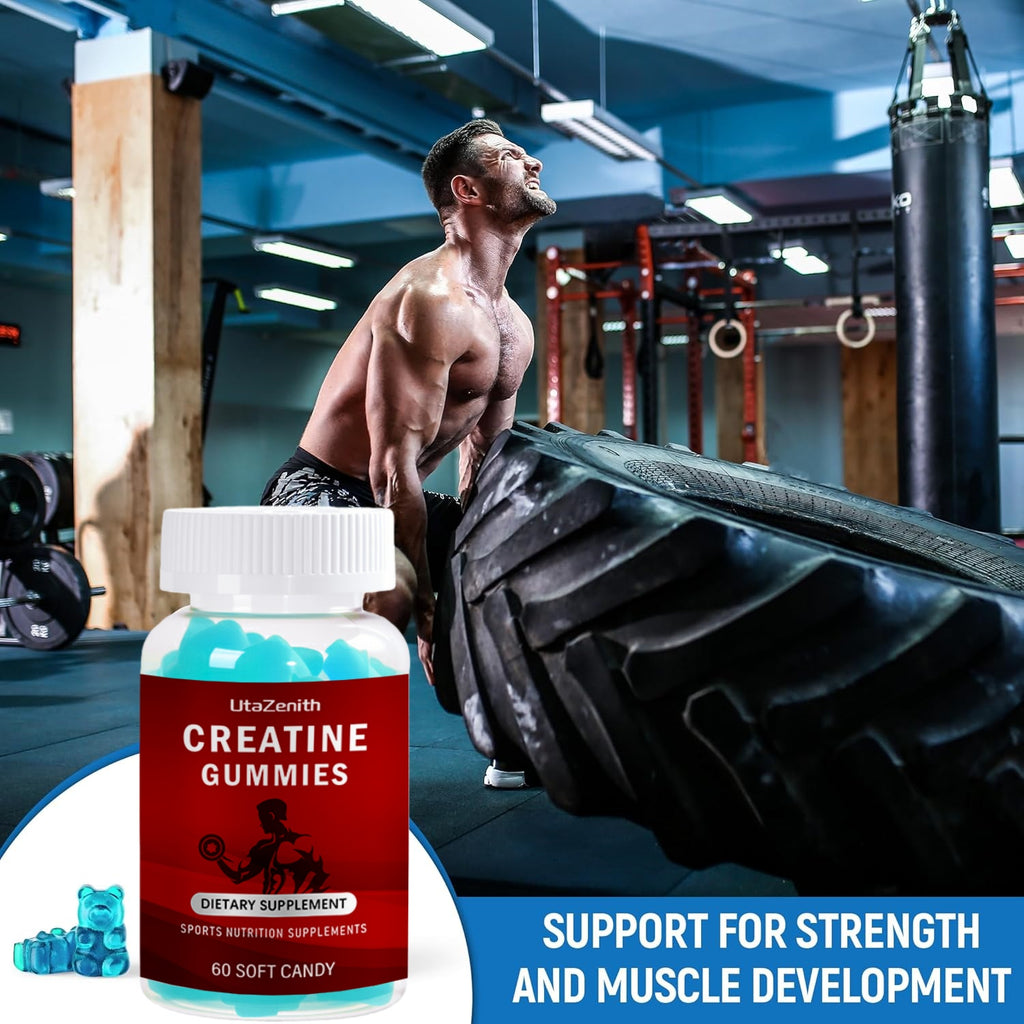 UtaZenith Creatine Gummies for Training & Competition Day