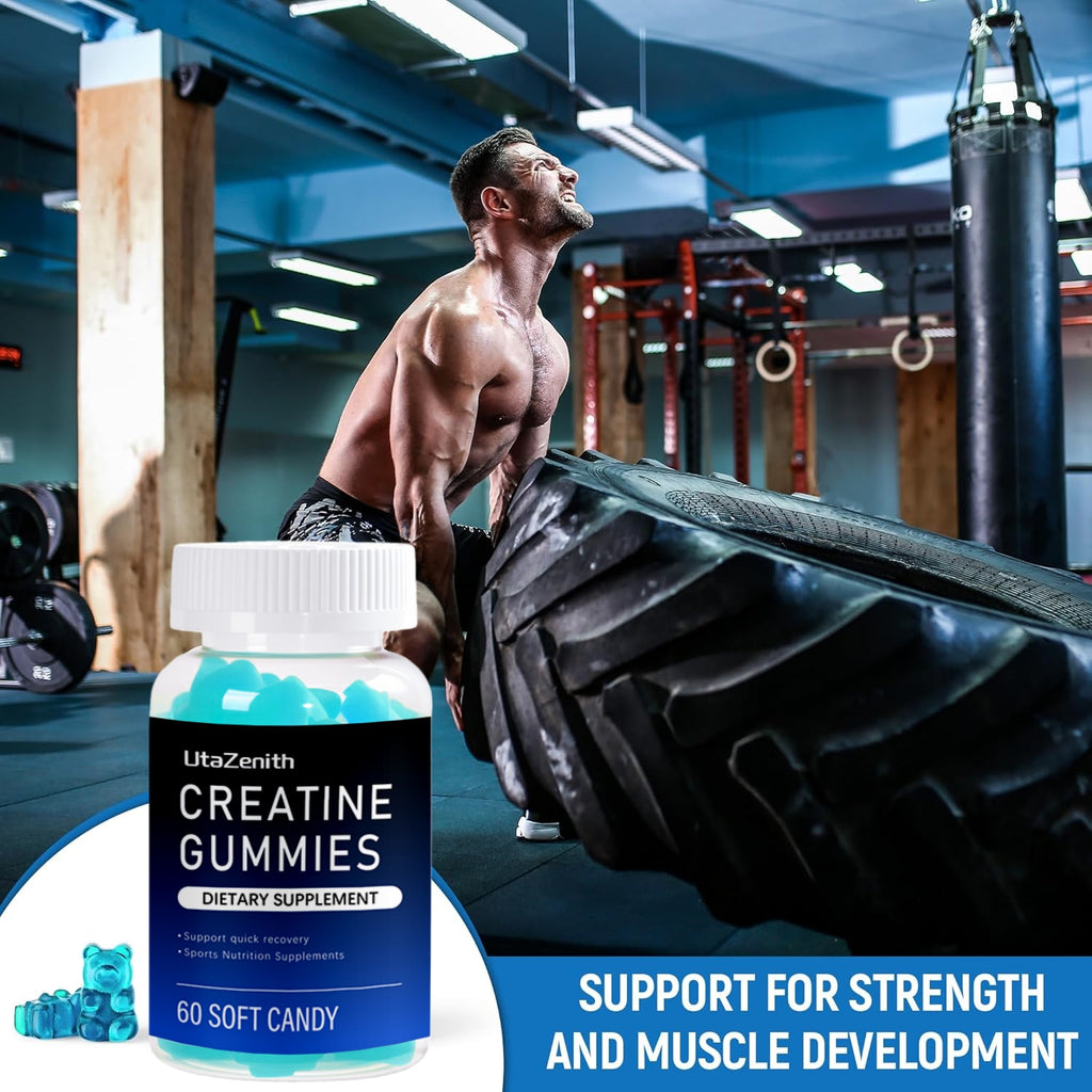 UtaZenith Creatine Gummies for Healthy Aging & Mobility