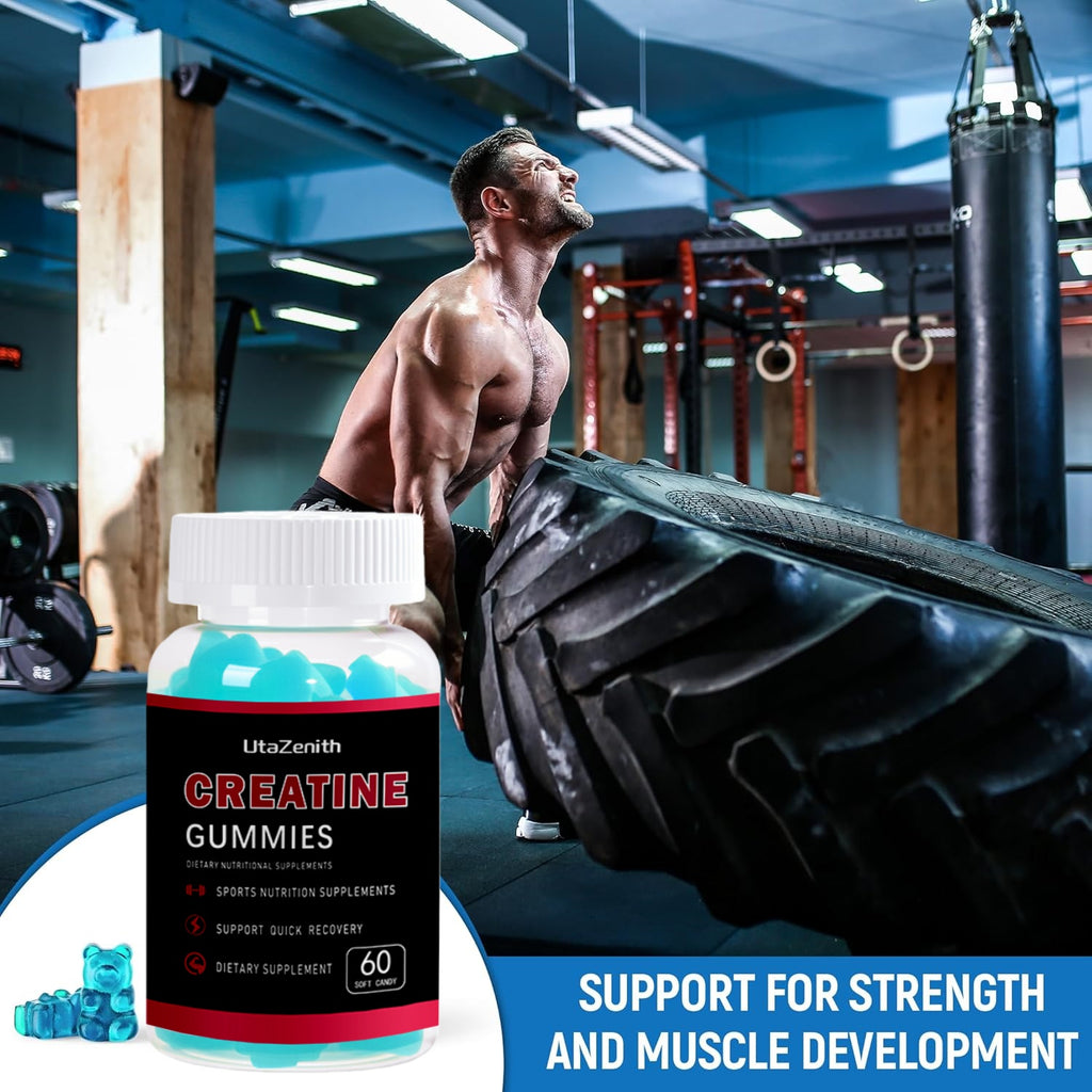 UtaZenith High-Dose Creatine Gummies for Program Bodybuilding 