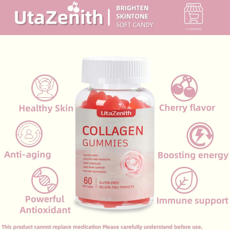 Collagen Gummies for Glowing Skin & Hair