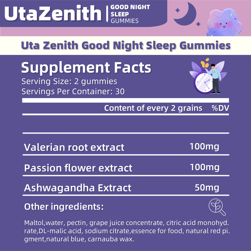 Buy UtaZenith Melatonin 3mg Gummies for Sleep Support