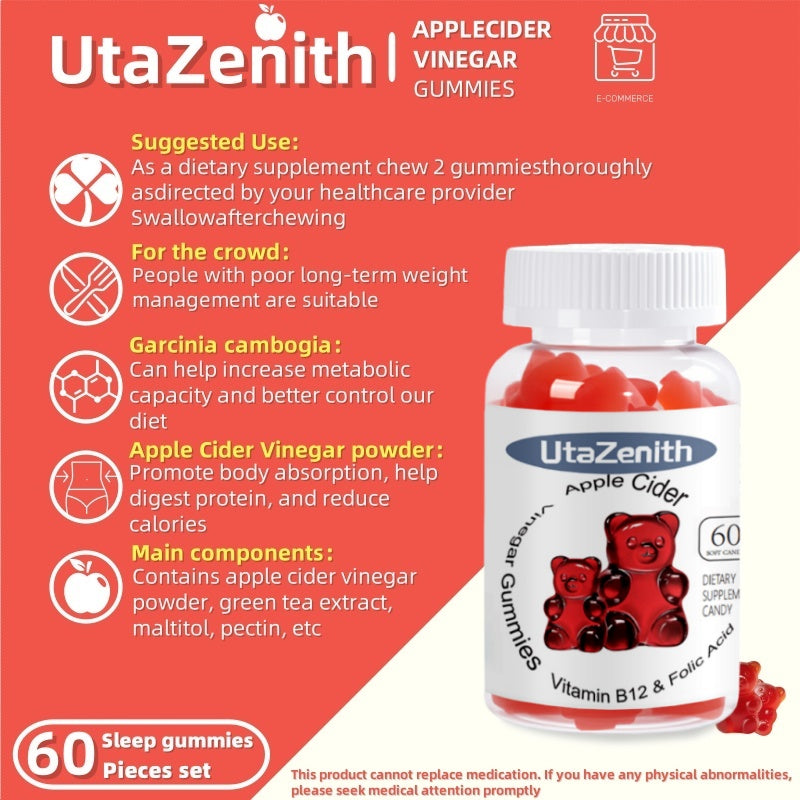 UtaZenith Vitaslim ACV Gummies for Your Health Goals