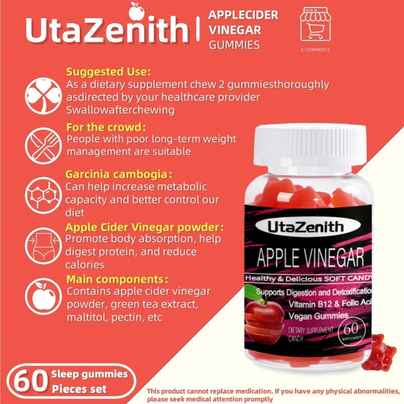 UtaZenith SlimLegs Formula ACV Gummies for Body Toning