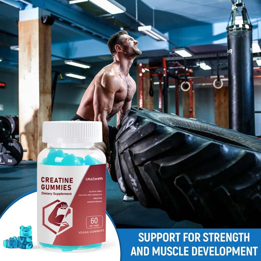 UtaZenith Creatine Gummies for Cycling & Athletic Performance