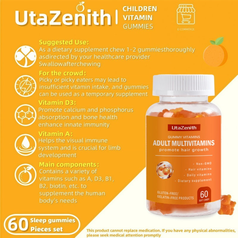 UtaZenith Natural Vitamin C Gummies from Camu Camu