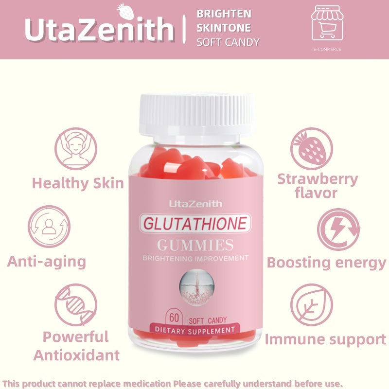 UtaZenith Glutathione Supplement Gummies for Busy Lifestyles