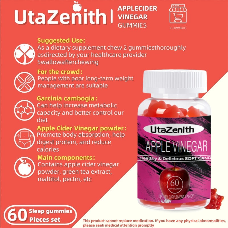 UtaZenith Super Slim ACV Gummies with Natural Ingredients