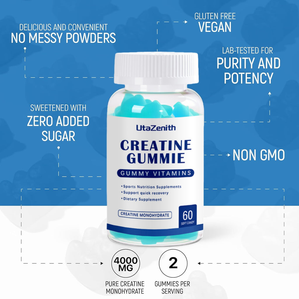 UtaZenith Maximum Strength Creatine Monohydrate Gummies