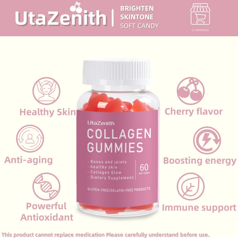 UtaZenith Tasty Collagen Gummies for Delicious Daily Skin Care