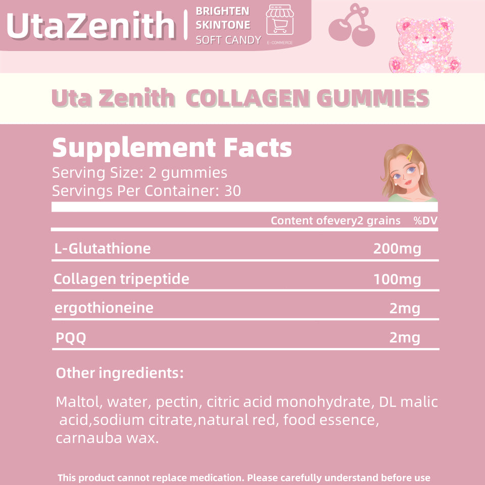 Hydrolyzed Collagen Peptides Gummies for Firmness