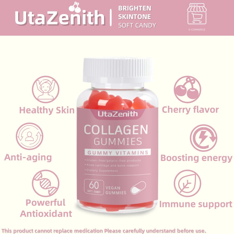 UtaZenith Advanced Collagen Gummies with Next Gen Formula for Skin